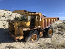 Tonka truck abandoned at a mine in Nevada 
