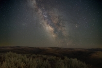 Took a break from Neowise to shoot the milky way in Twin Falls Idaho 