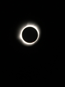 Took this about  years ago during the eclipse in august through a high power telescope