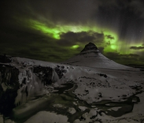 Took this shot list night at Kirkjufell in Iceland  - more of my northern lights at IG glacionaut