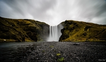 Took this Skogafoss pic and when I look at it now I realize just how massive this waterfall is