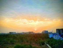 Took this today morning Hues of Dawn DLF Hyderabad India