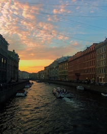 Took this while visiting St Petersburg Russia in July 