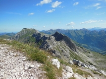 Top of a mountain in Bavaria Germany  x