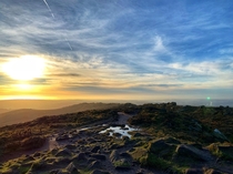 Top of the Roaches Peak District UK 
