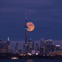 Toronto - Night of a full moon