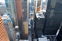 Torontos Financial District from Trump Tower 