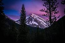 Torreys Peak at dusk Colorado 