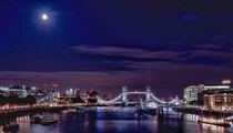 Tower bridge in the moonlight London UKOC x ig-appsphotography
