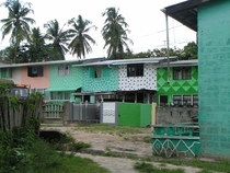 Townhouses one with polka dots Linden Guyana 