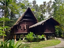 Traditional Northern Thai vernacular architecture Lanna Traditional House Museum Chiang Mai Thailand 
