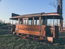 Train wagon in Pavia