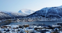 Troms Norway in the snow 