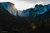 Tunnel View Yosemite National Park x OC