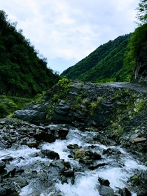 Tusheti Georgia the roads are spotted with beautiful waterfalls 