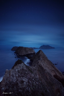 Twilight over Anacapa Island Channel Islands National Park California 