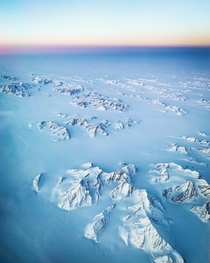 Twilight over Greenland