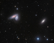 Twin Galaxies in Virgo space nasa 