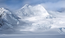 Twin peaks - from the unknown Antarctica  Photo by Jrn Allan Pedersen
