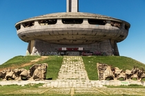 UFO shaped Monument House of the Bulgarian Communist Party otherwise simply known as Buzludzha Photographed in  Interior photos and info in the comments 