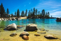 Uke Jamming with this beautiful view in Lake Tahoe 