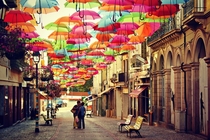 Umbrella Sky Project Agueda Portugal 