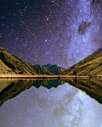 Under the stars at Moke Lake New Zealand 
