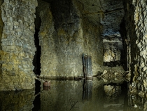 Underground lake in a dolomite mine OC