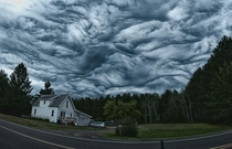 Undulatus Asperatus clouds look like a painting