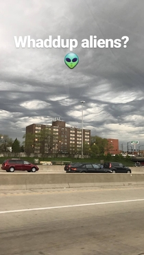 Unfiltered Alien Clouds in Chicago IL 