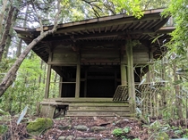 Unknown shrine near Chisuji Falls Hakone Japan