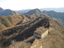 Unmaintained section of the Great Wall of China  by uiwazaruu