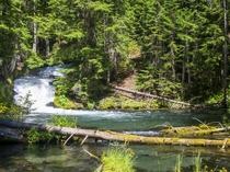 Unnamed Falls Rogue River in Oregon 