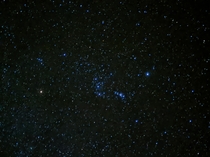 Untracked Orion with Pixel  astrophotography mode from near equator