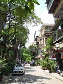 Unusually quiet Street in Hanoi