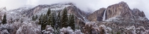 Upper Yosemite Fall on Christmas Eve  x