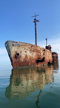 USAS American Mariner decaying out in the Chesapeake Bay