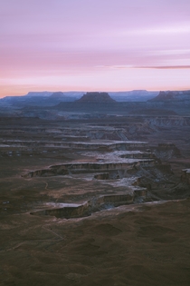 Utah is pretty spectacular Taken right as the sun went down in Canyonlands 