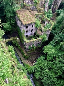 Vallone Dei Mulini Sorrento Italy -  year old abandoned flour mill