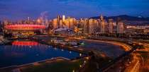 Vancouver British Columbia at Sunrise 