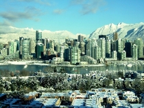 Vancouver in the winter 