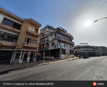 Varosha Cyprus which was deserted overnight in  when war broke out The Toyota dealer in the back still has its cars