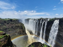 Victoria Falls in Zambia on the nd of January  