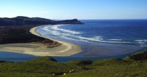 Victory Beach and Wickliffe Bay in New Zealand 