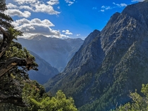 View from a section in the Samaria Gorge GreecexOC