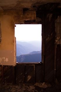 View from an old mining camp in BC