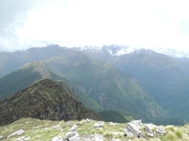 View from Chandrashila Uttarakhand India 