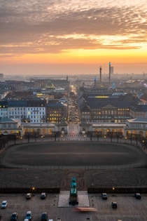 View from Christiansborg Palace Kbenhavn 