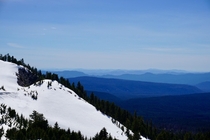 View from Crater Lake Mountain CA 