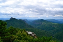View from Hawksbill Mountain NC 